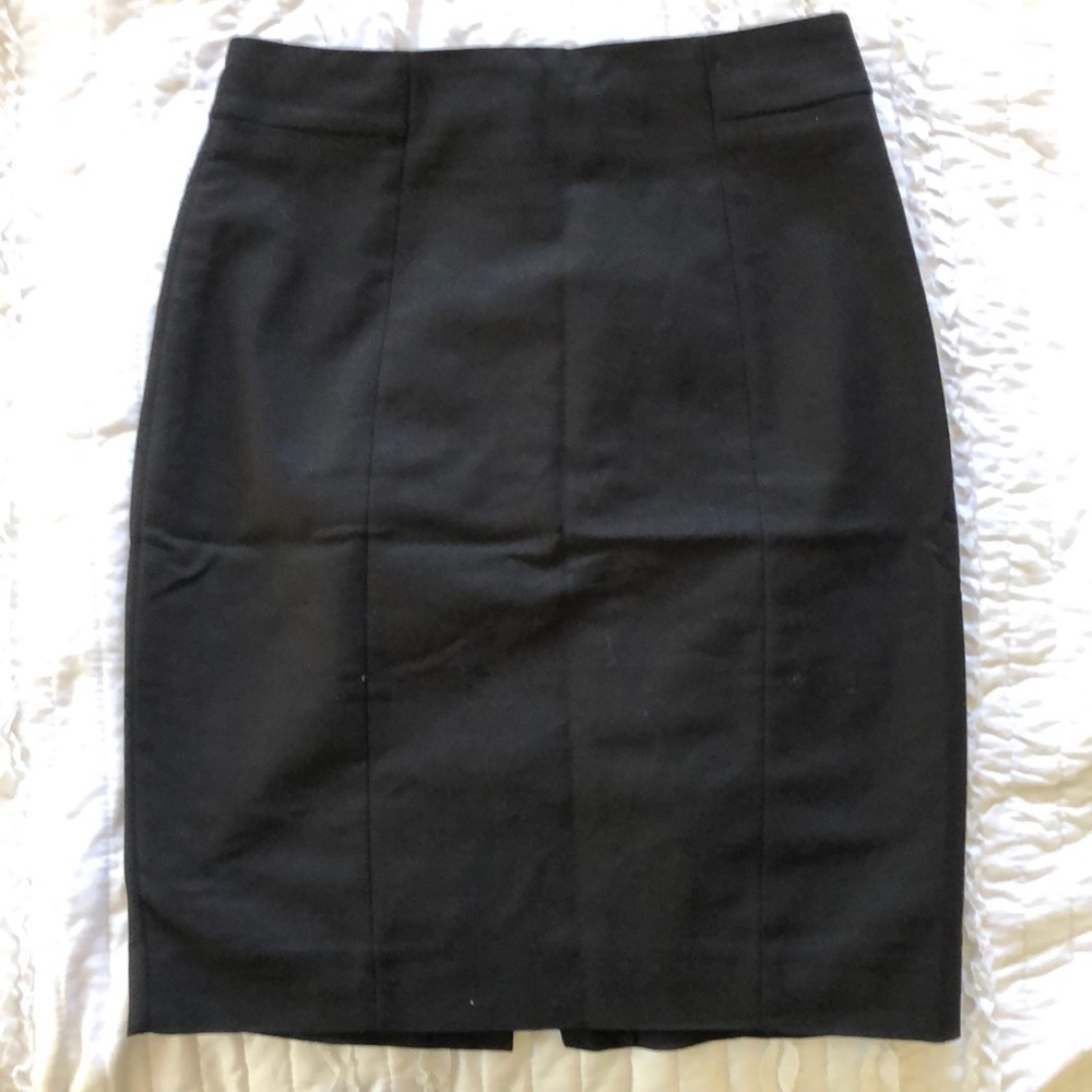 Black pencil skirt